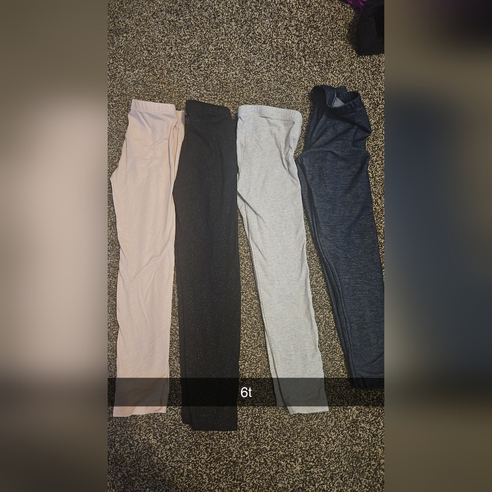 Old Navy Kids' Leggings in Pink, Black, Gray, and Blue